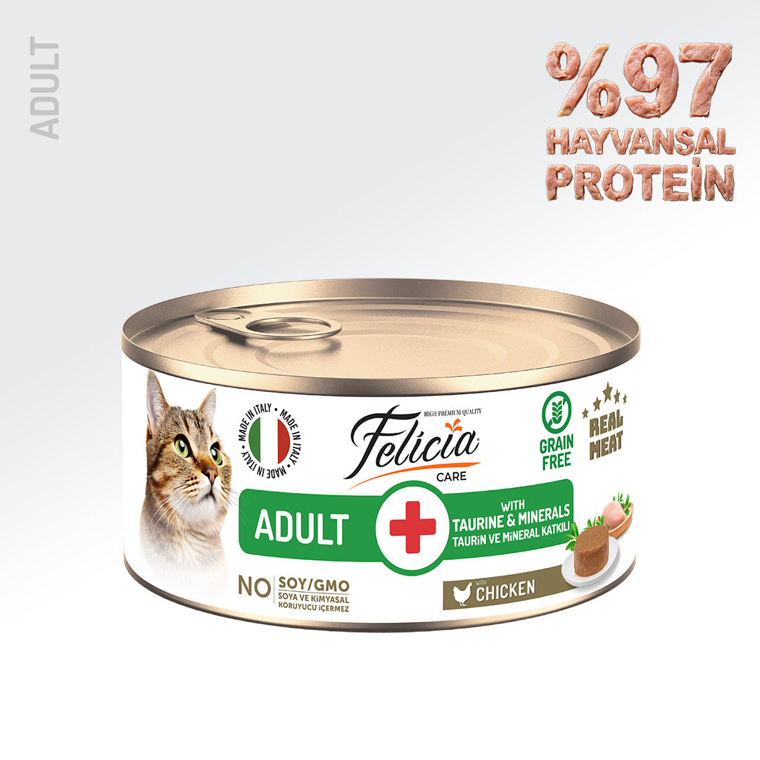 Felicia 85 Gr Tavuklu Ezme Yetişkin Kedi Konserve Maması