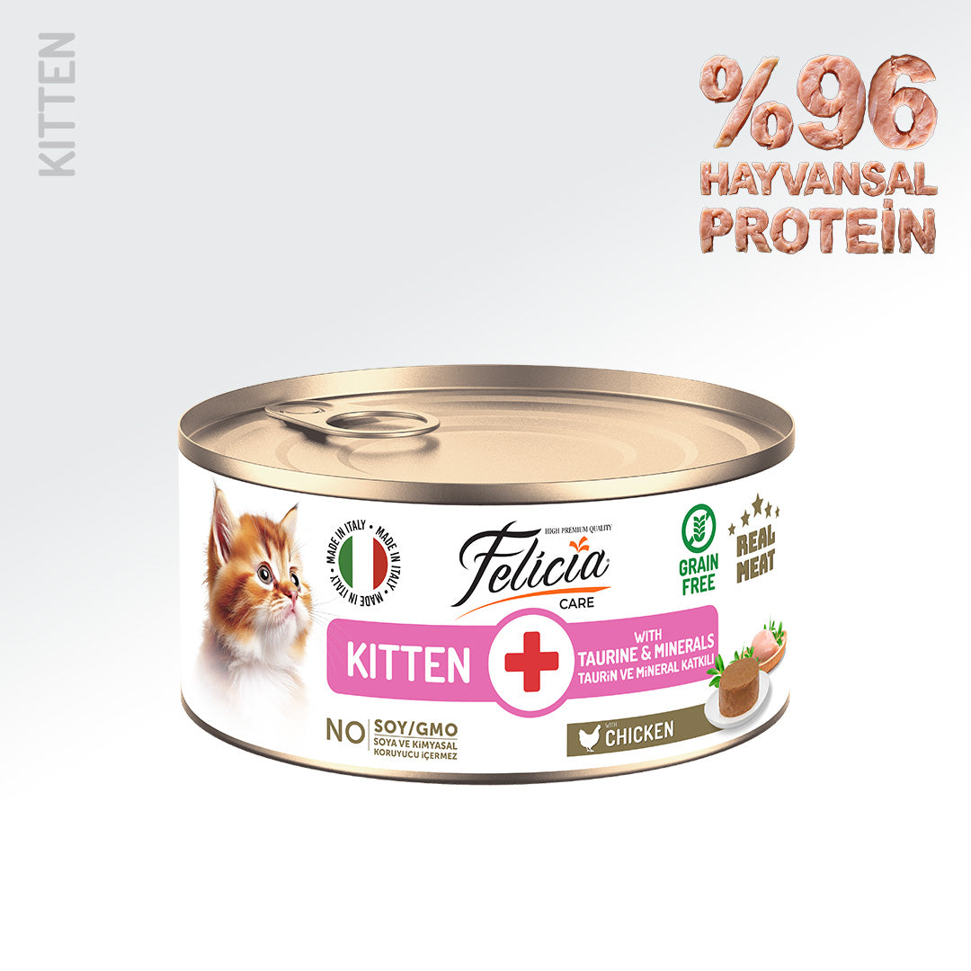 Felicia 85 Gr Tavuklu Püre Yavru Kedi Konserve Maması